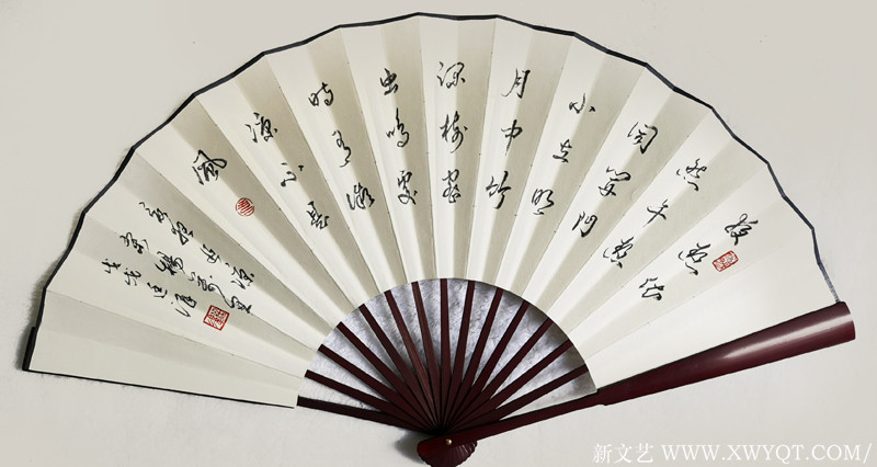 扇面 杨万里诗《夏夜追凉》